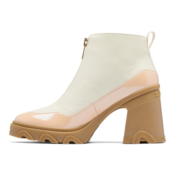 NWT Sorel BREX waterproof leather patent toe platform chunky boots US 9 euro 40 - Picture 2 of 8